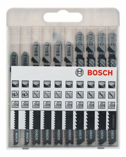 Bosch Stichsägeblatt Set X-Pro Line BasicWood 10-tlg