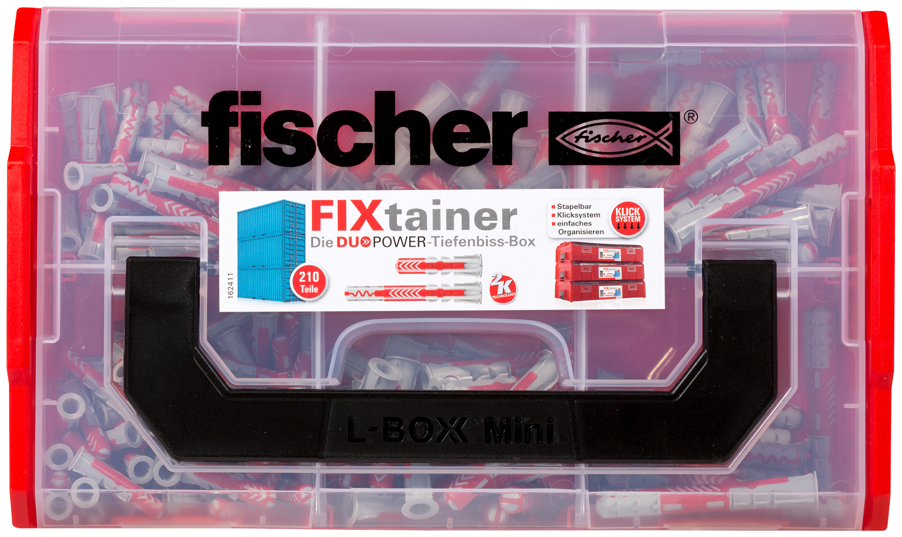 fischer FixTainer - DuoPower kurz/lang (210 Teile)