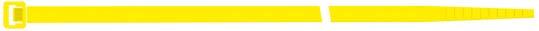 SapiSelco Kabelbinder Nylon gelb 280x4,5mm 100 Stück