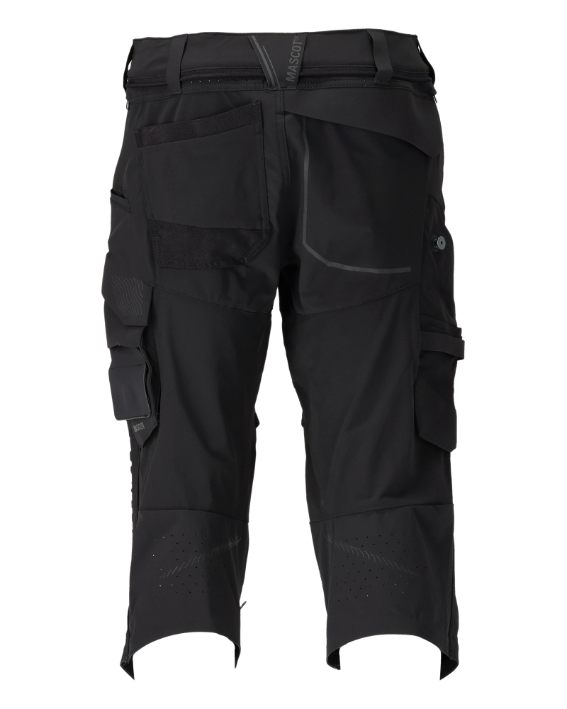 MASCOT CUSTOMIZED Dreiviertel-Hose mit Knietaschen schwarz 51