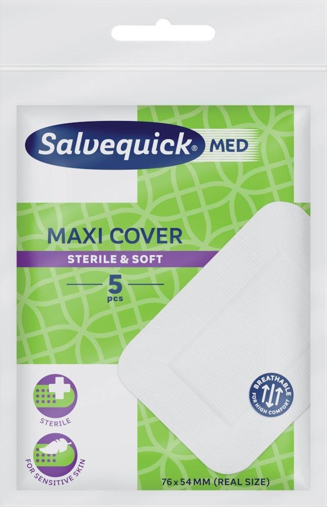 CEDERROTH Salvequick Maxi-Pflaster 76x54mm, 5 Stk.