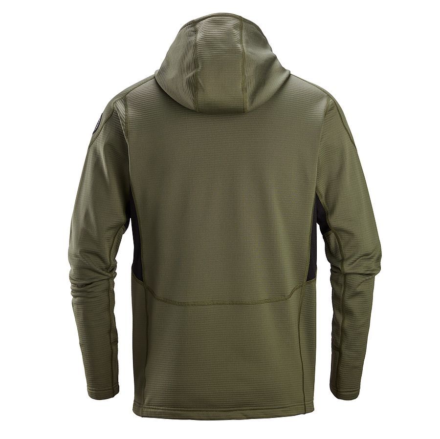 Snickers Thermo Body Mapping Hoodie khakigrün Gr. XS