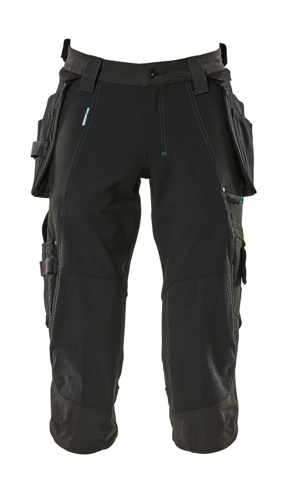 MASCOT ADVANCED Dreiviertel-Hose mit Hängetaschen schwarz 68