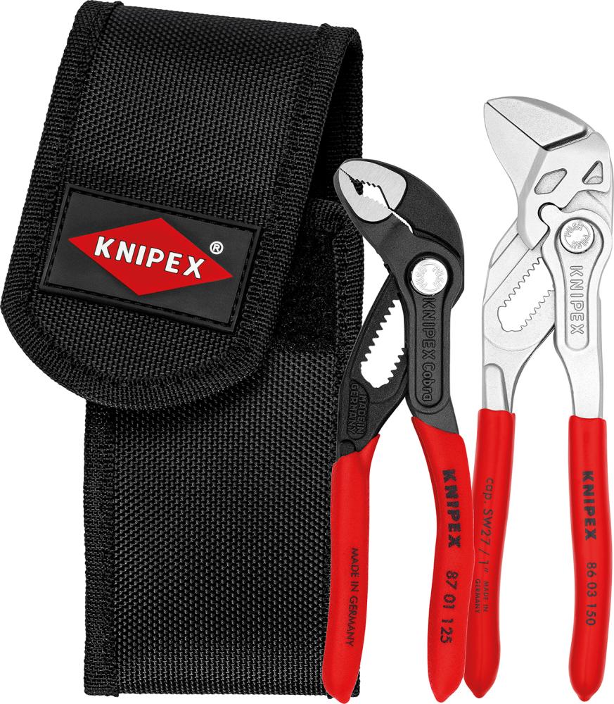 Knipex Zangenset mini 2-teilig in Gürteltasche
