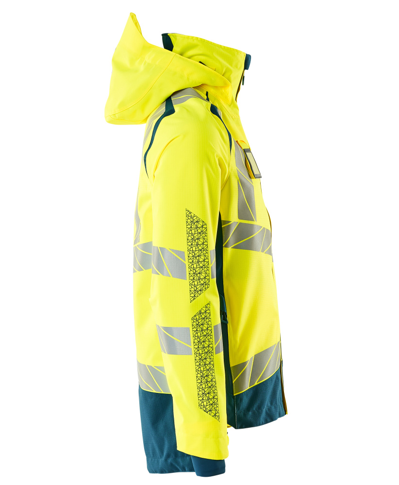 MASCOT ACCELERATE SAFE Hard Shell Jacke hi-vis gelb/dunkelpetroleum L