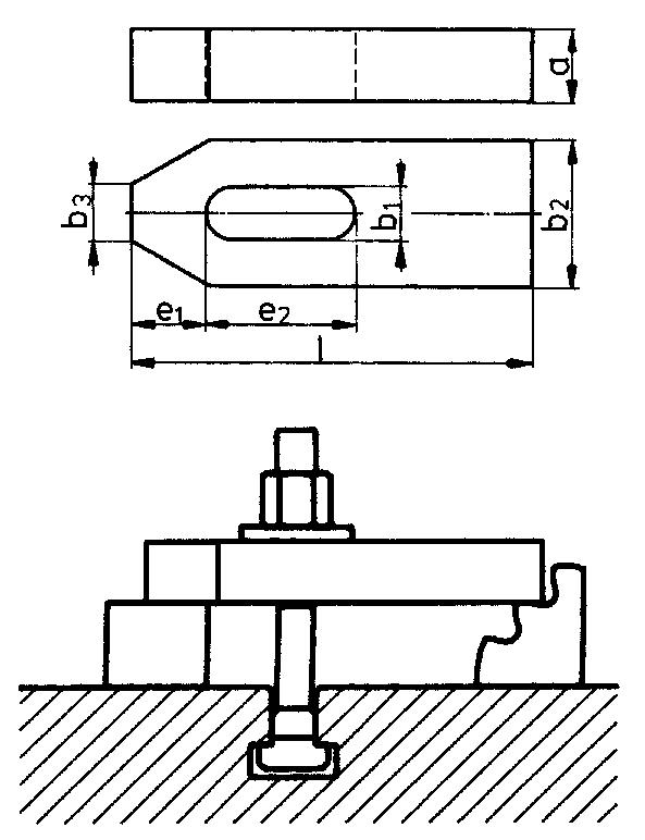 AMF Spanneisen DIN6314 18 x 125mm
