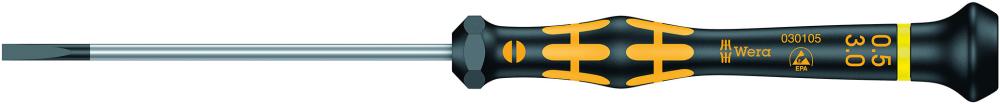 Wera Elektronik- Schraubendreher ESD Schlitz 3x0,5x80mm