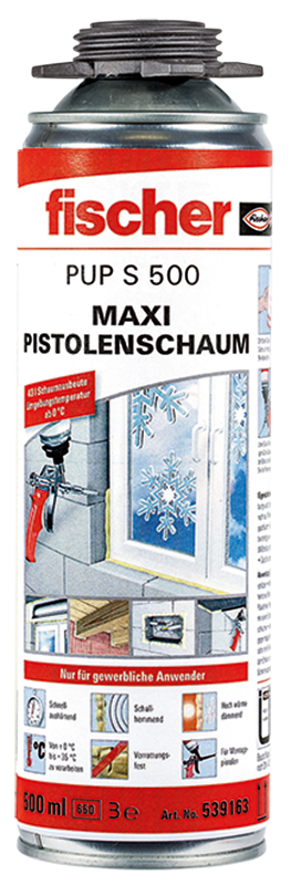Fischer Pistolenschaum Standard Maxi PUP S 500