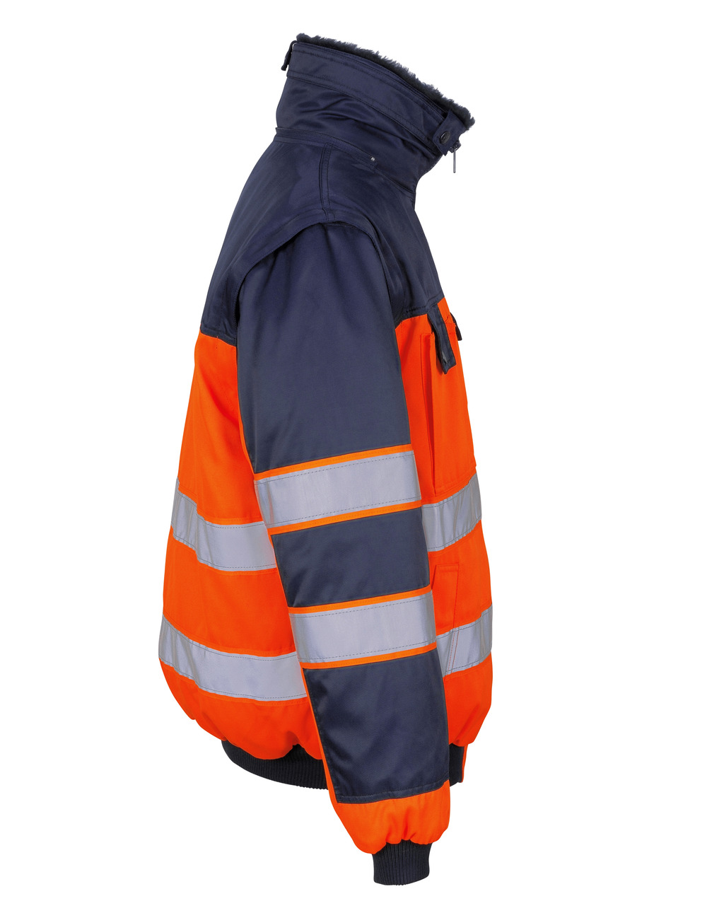 MASCOT Livigno SAFE IMAGE Pilotjacke hi-vis orange/marine XS