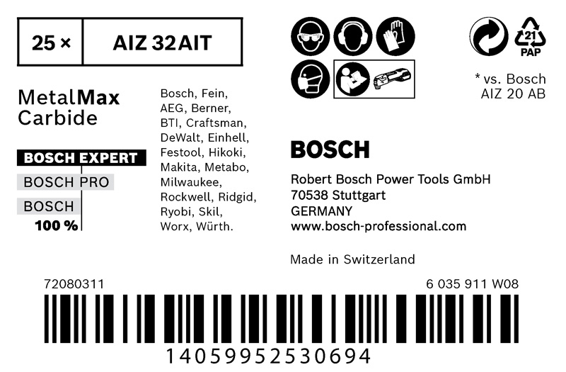 EXPERT MetalMax AIZ 32 AIT, Starlock-Aufnahme, 40 x 32 mm