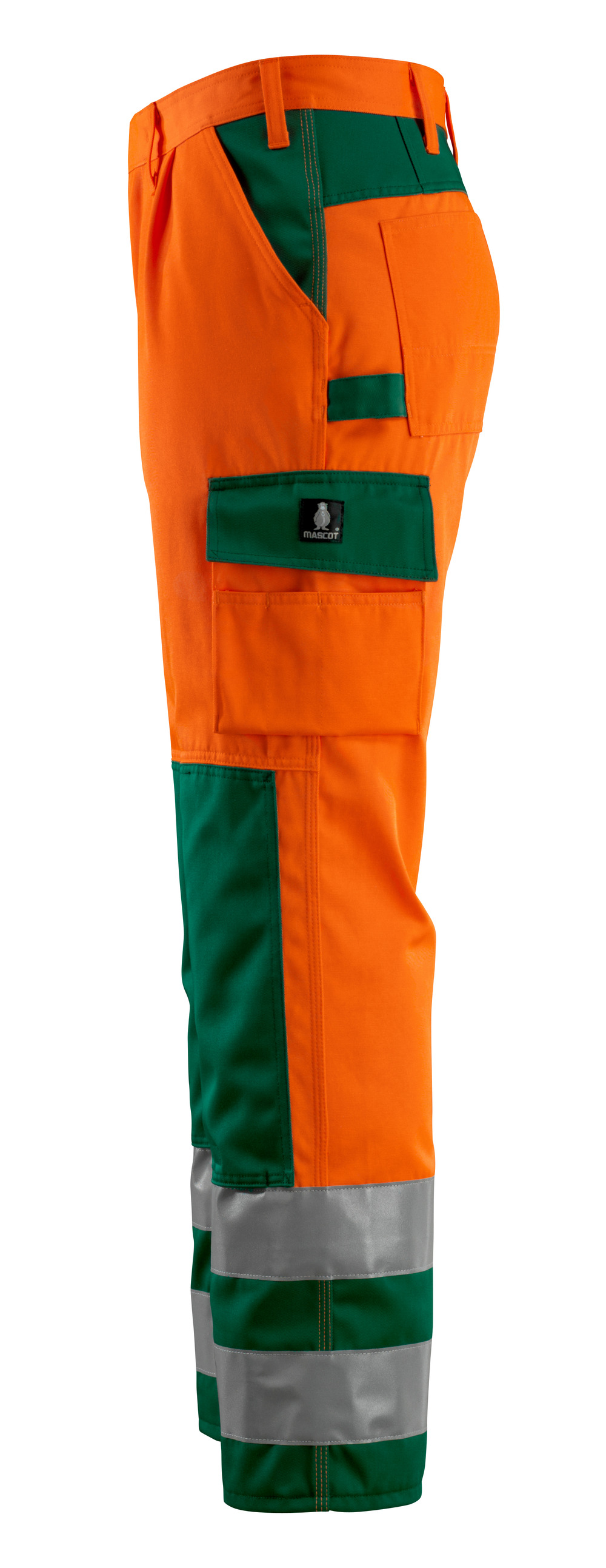 MASCOT Olinda SAFE COMPETE Hose mit Knietaschen hi-vis orange/grün 47 kurz