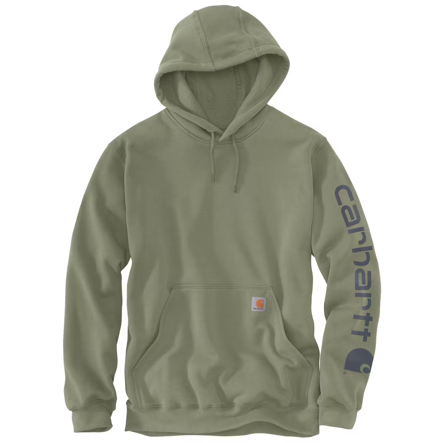 CARHARTT Herren-Kapuzensweater Loose fit Mit Ärmellogo DUSTY OLIVE, M