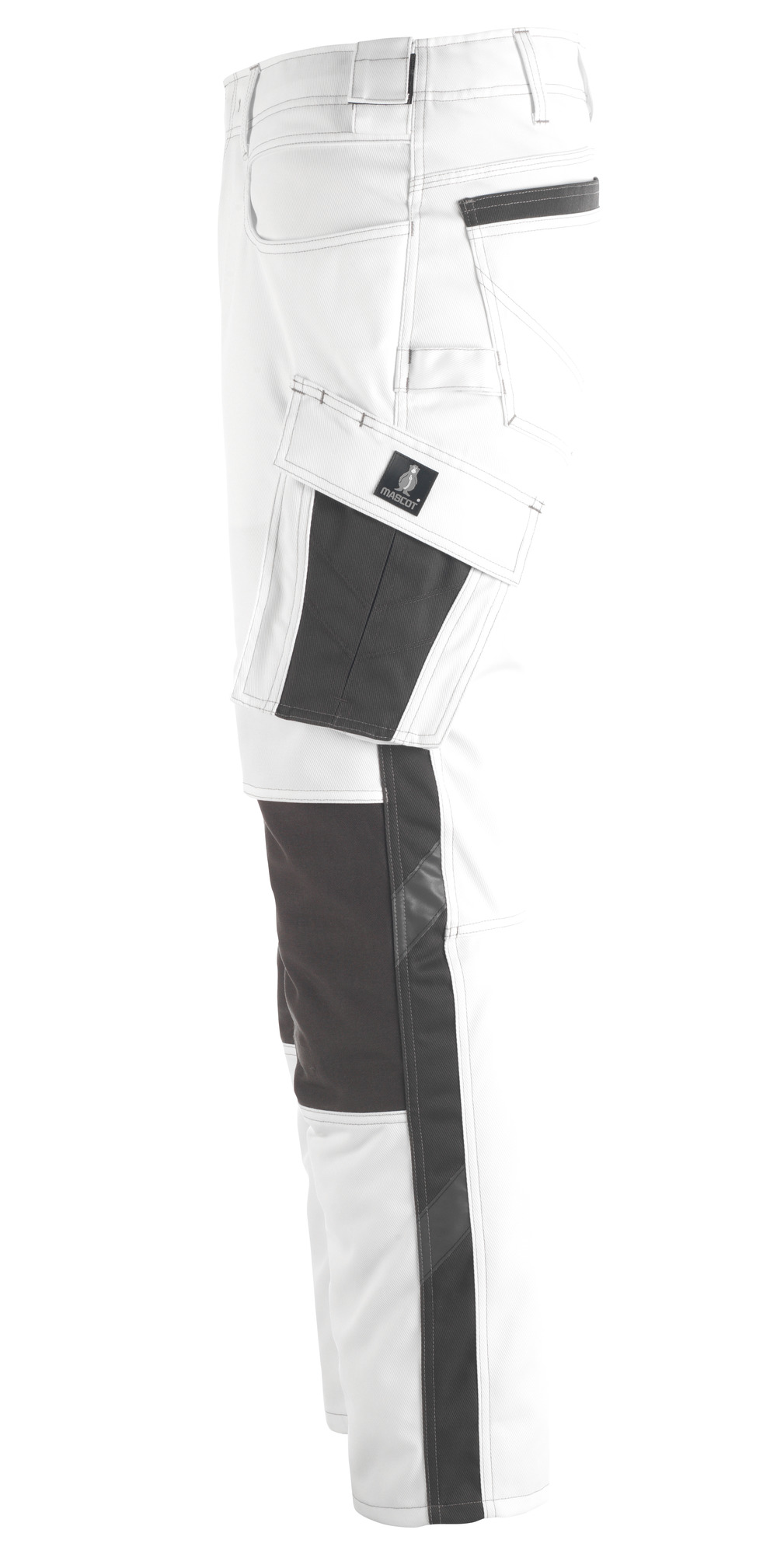 MASCOT Erlangen UNIQUE Hose mit Knietaschen weiß/dunkelanthrazit 54