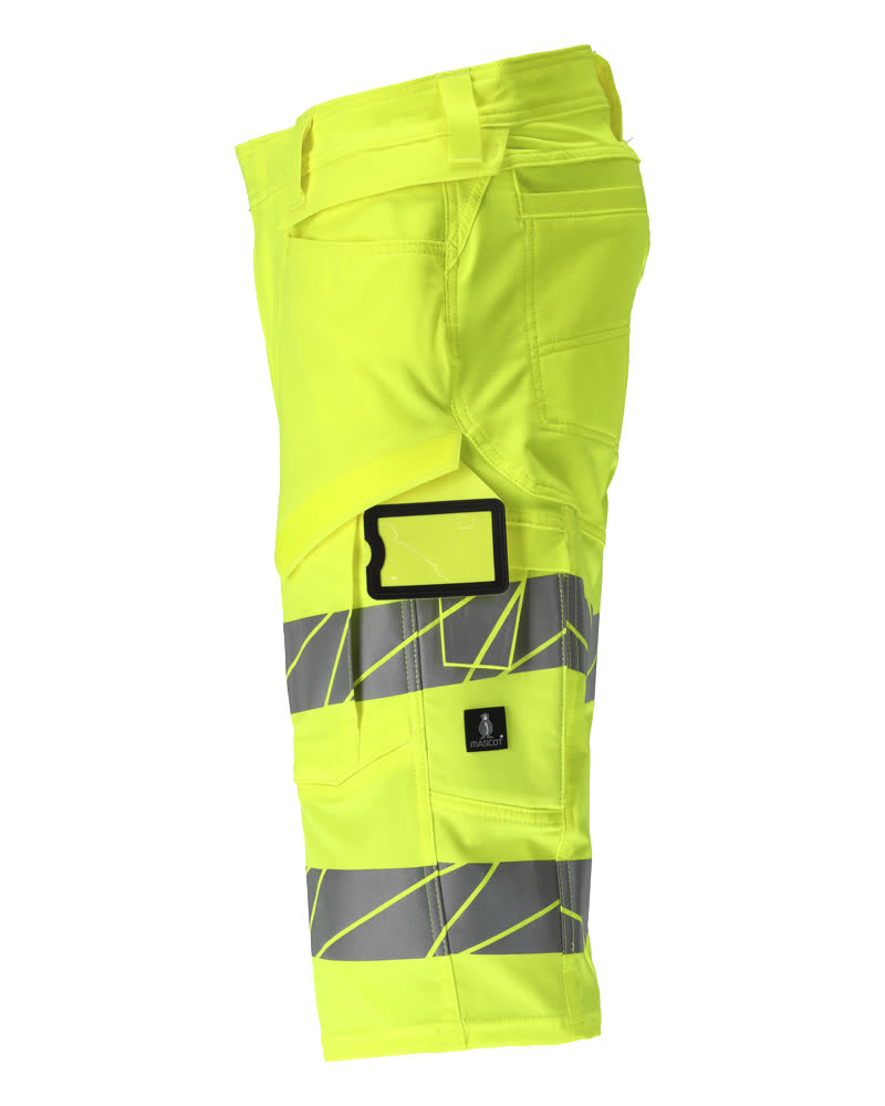 MASCOT ACCELERATE SAFE Shorts, lang hi-vis gelb 50