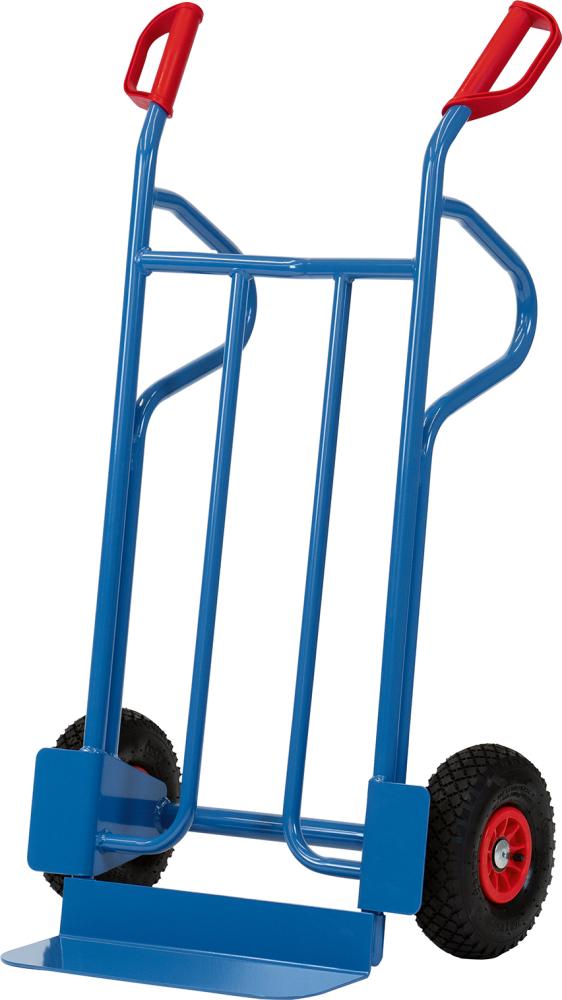 Stahlrohrkarre B1215L 350 kg Schaufel 150x450 mm Lufträder
