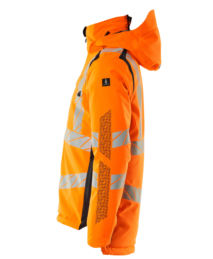 MASCOT ACCELERATE SAFE Winterjacke hi-vis orange/schwarzblau S