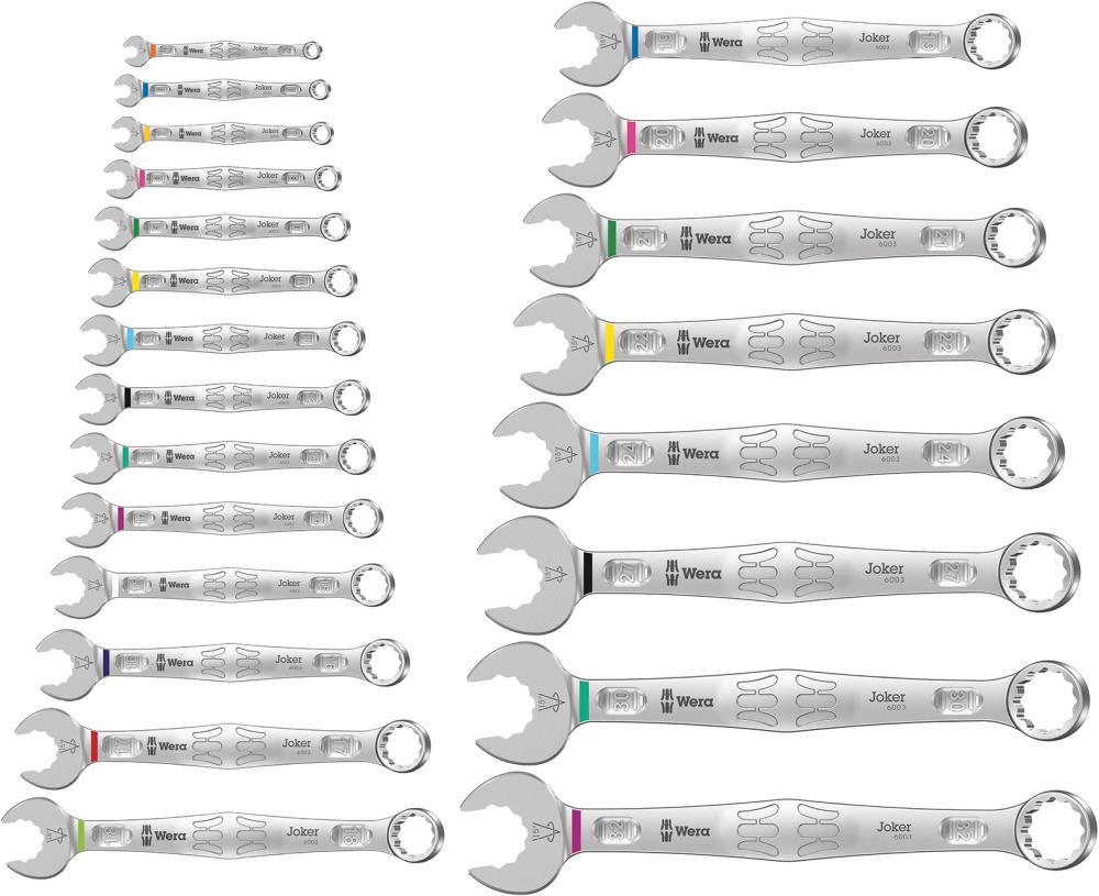 Wera Ringmaulschlüssel-Satz Joker 5,5-32mm 22-teilig im Karton