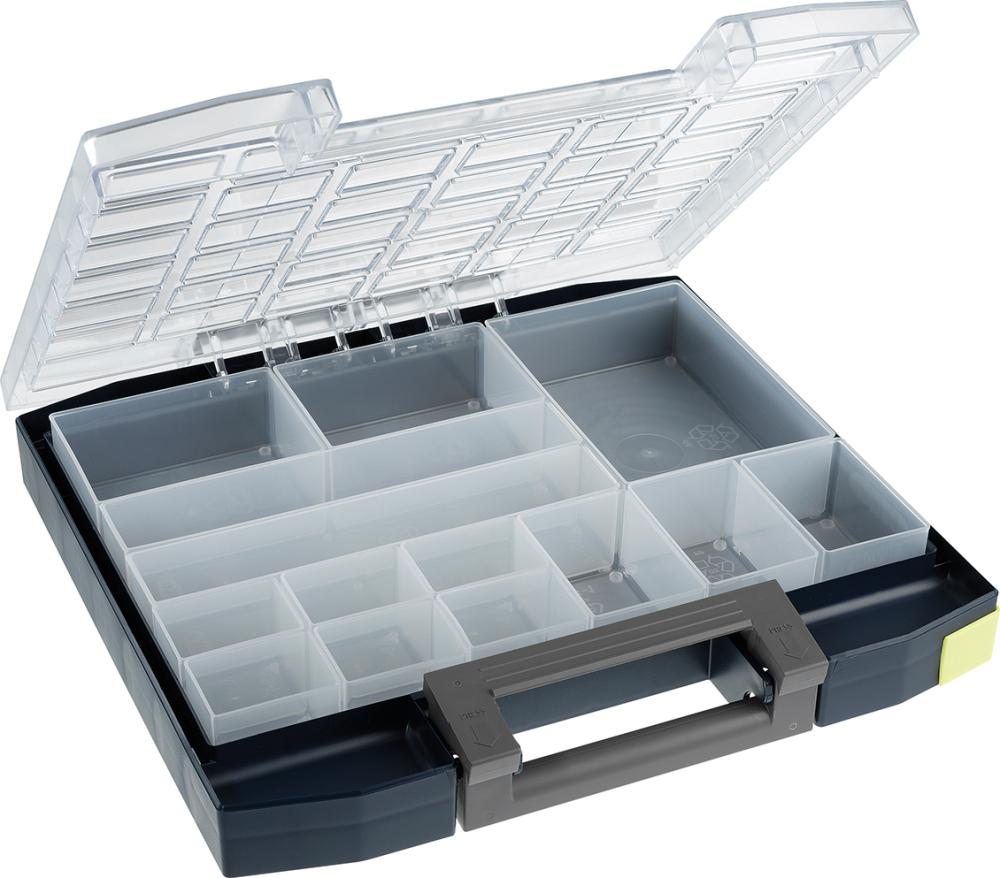 Raaco Sortimentskoffer Polycarbonat boxxser 55 6x6-14 blau