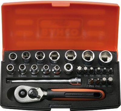 Bahco 1/4" Steckschlüssel-Satz SL25 (25-teilig)