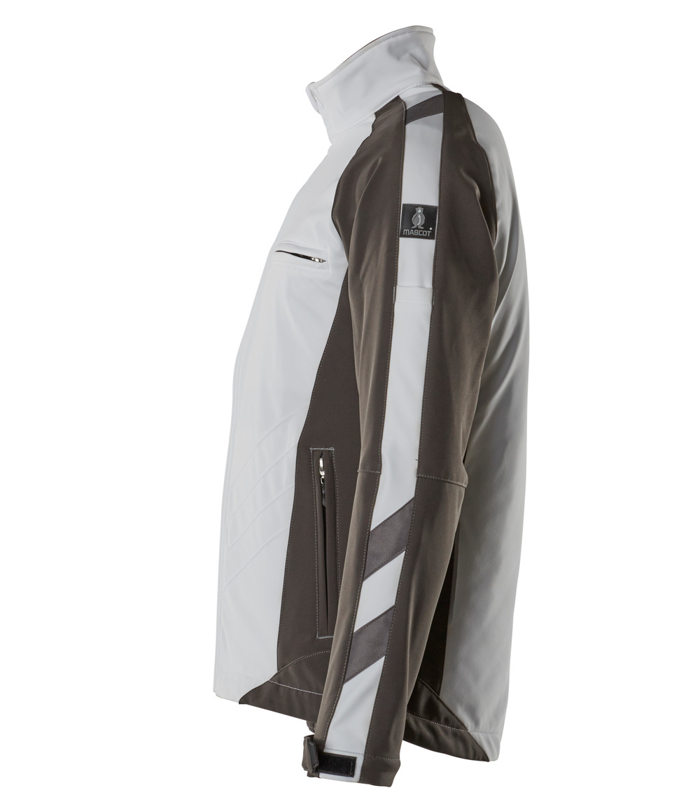 MASCOT Dresden UNIQUE Softshell Jacke weiß/dunkelanthrazit M