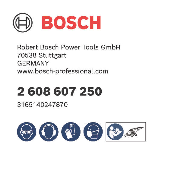Bosch Fiberschleifscheibe R444, Expert for Metal