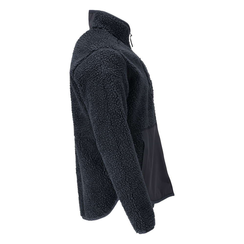 MASCOT CUSTOMIZED Faserpelz Jacke mit Reißverschluss schwarzblau 4XL