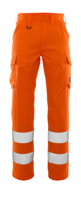 MASCOT SAFE LIGHT Hose mit Schenkeltaschen, einfarbig hi-vis orange