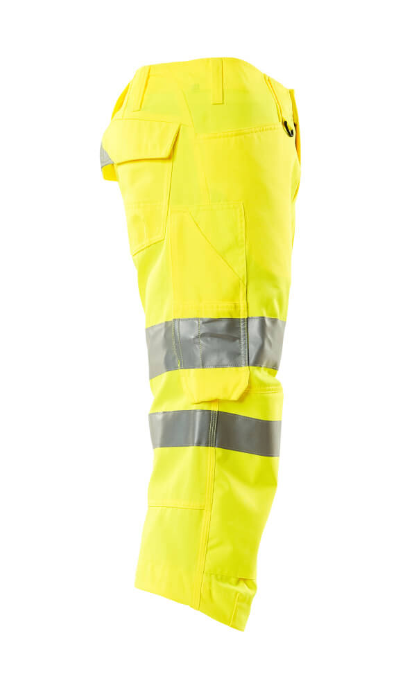MASCOT SAFE SUPREME Dreiviertel-Hose mit Knietaschen hi-vis gelb 44
