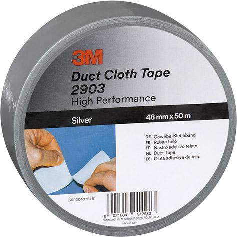 3M Gewebe-Klebeband 2903 48mmx50m silberfarben