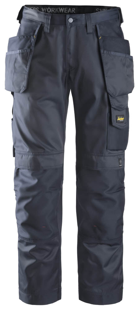 Snickers 3212 DuraTwill Arbeitshose mit Holstertaschen blau