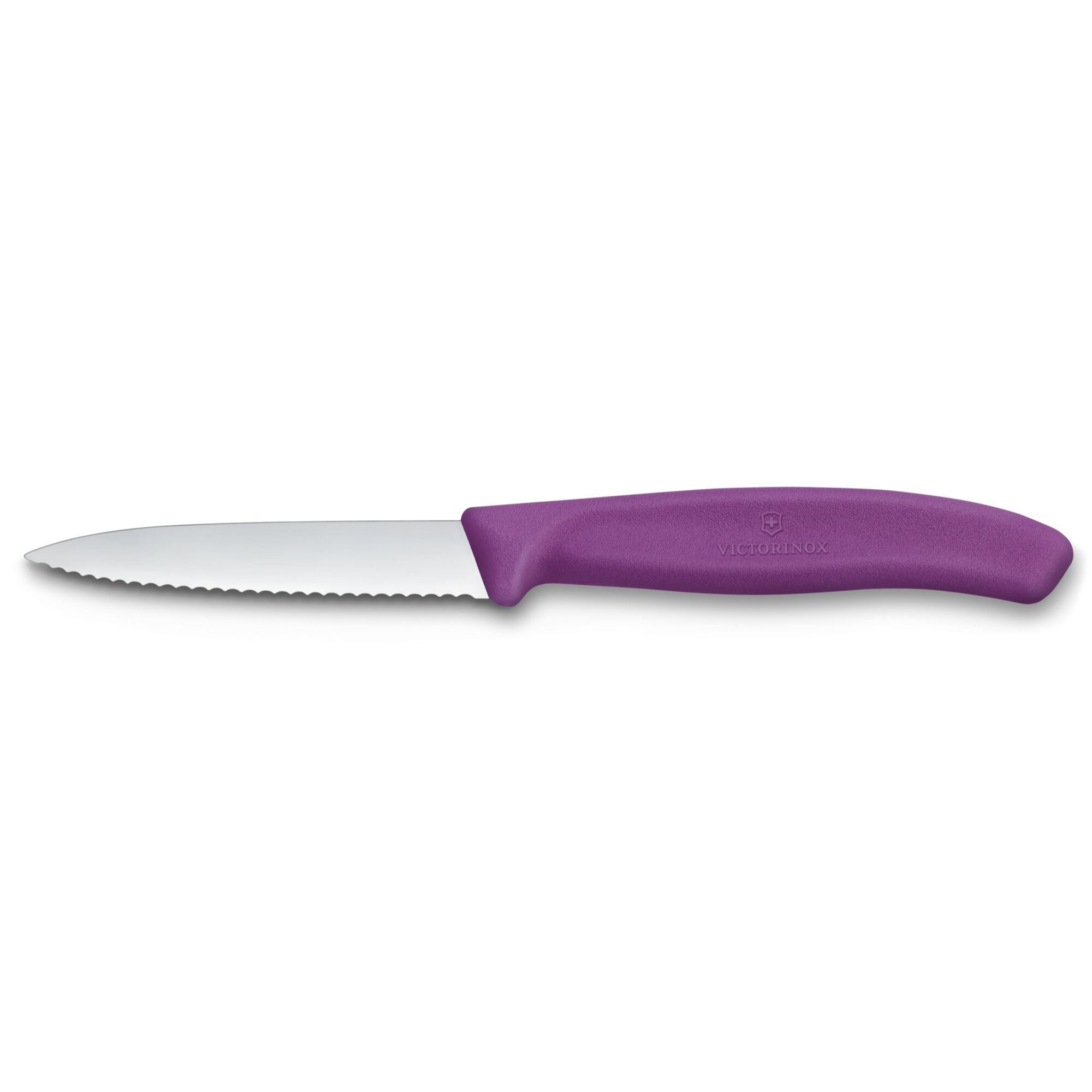 Victorinox Gemüsemesser 6.7635.C1 Mittelspitz 8 cm violett welle