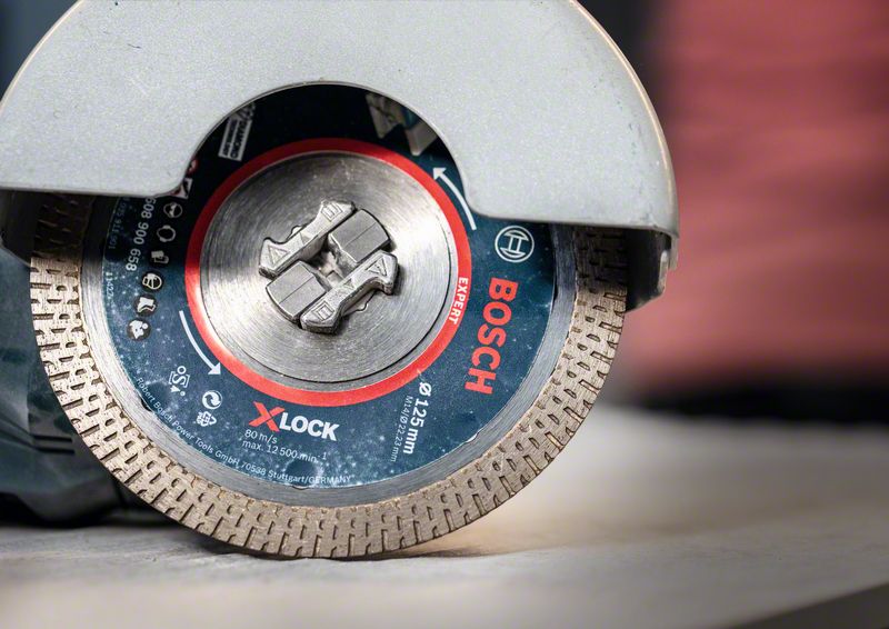 Bosch Diamanttrennscheibe X-LOCK Expert HardCeramic 125x22,23x1,4x10mm