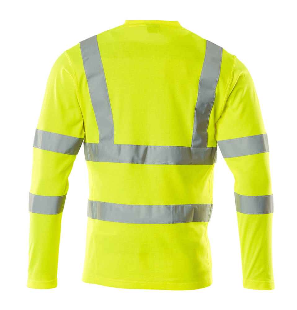 MASCOT SAFE CLASSIC T-Shirt, Langarm hi-vis gelb L