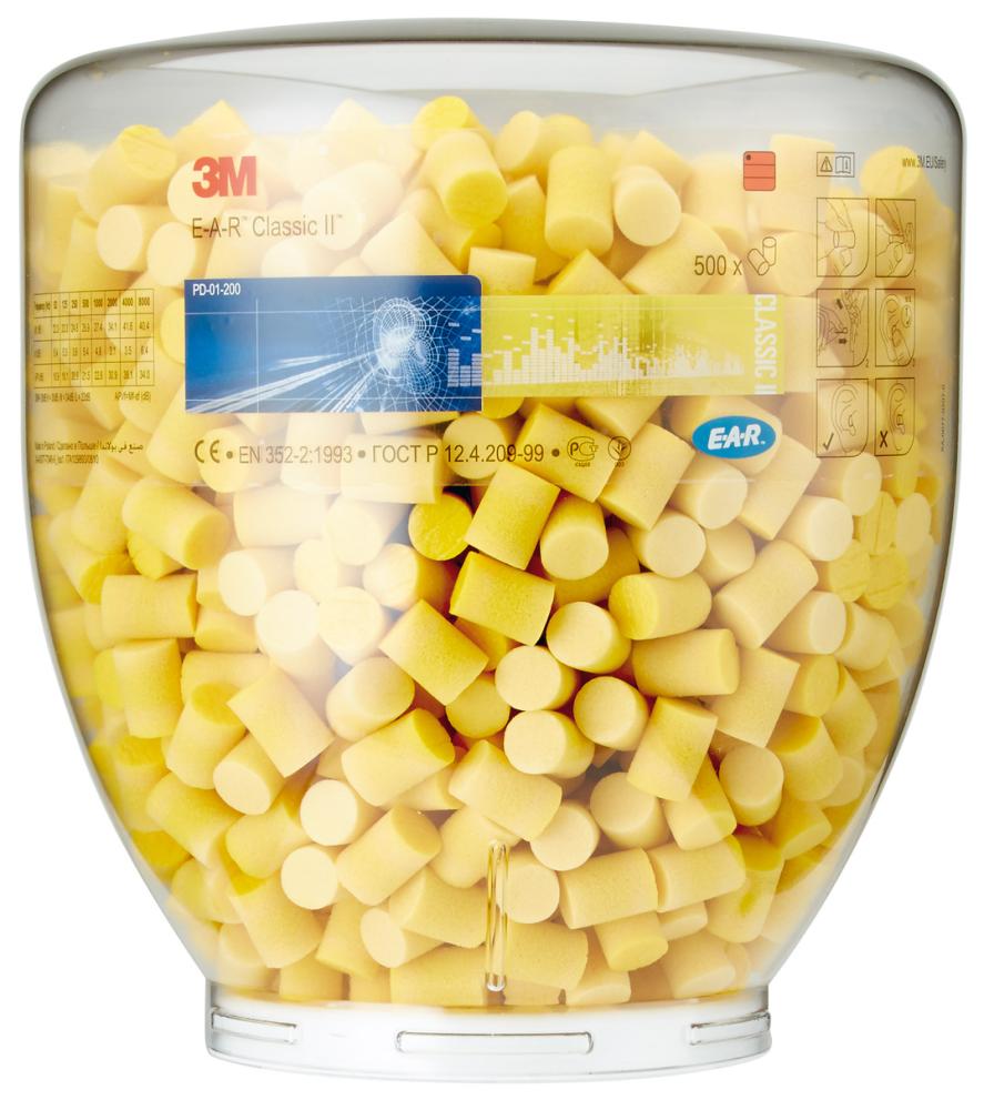 3M Nachfüllpack EAR Soft Top Up Yellow Neons (500 Paar)