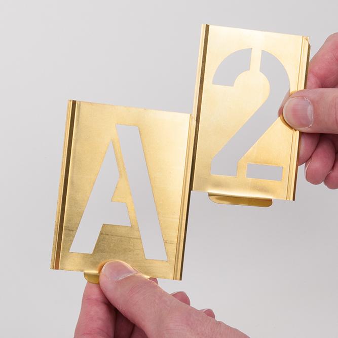 Kukko Signierschablone A-Z Schrifthöhe 40mm
