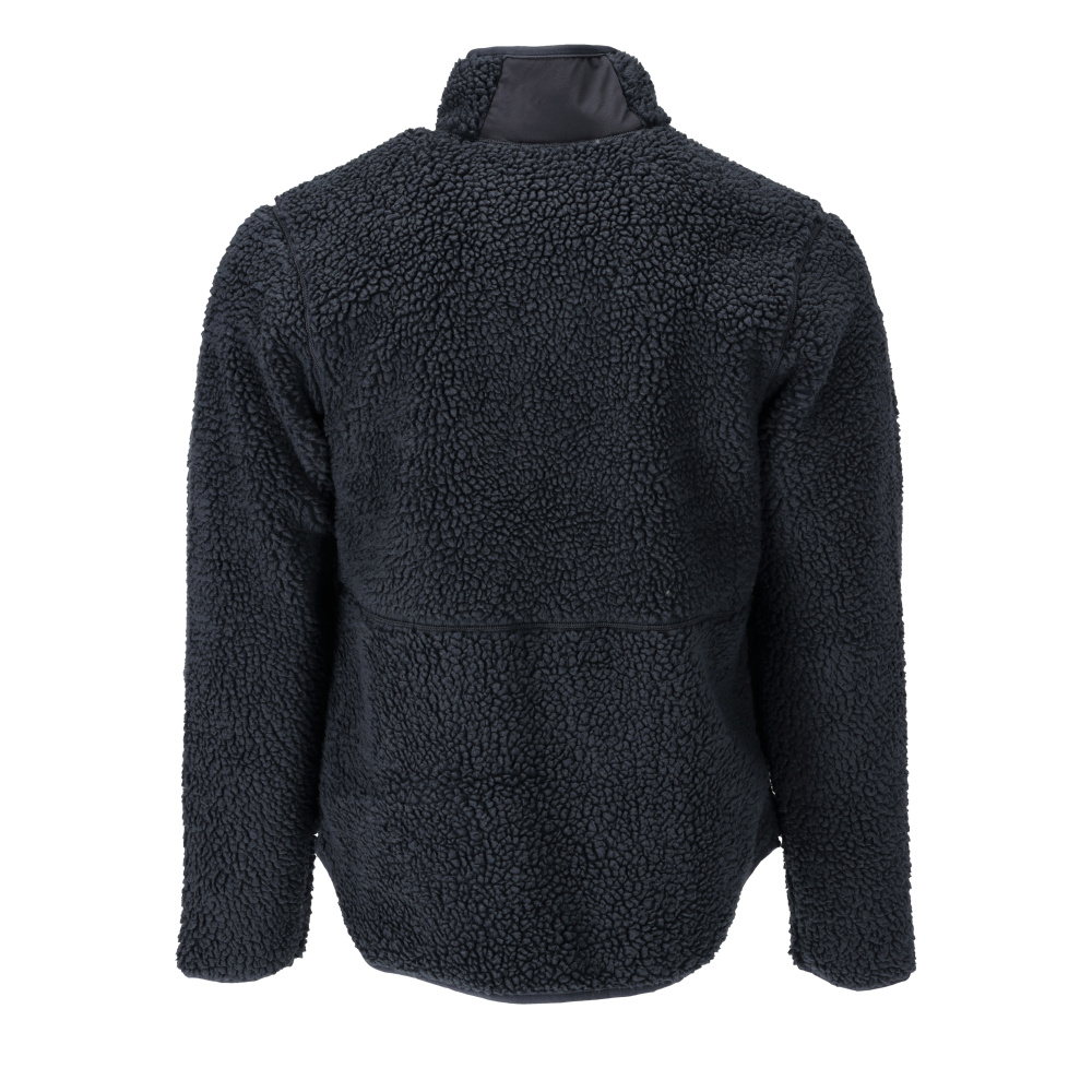MASCOT CUSTOMIZED Faserpelz Jacke mit Reißverschluss schwarzblau 4XL