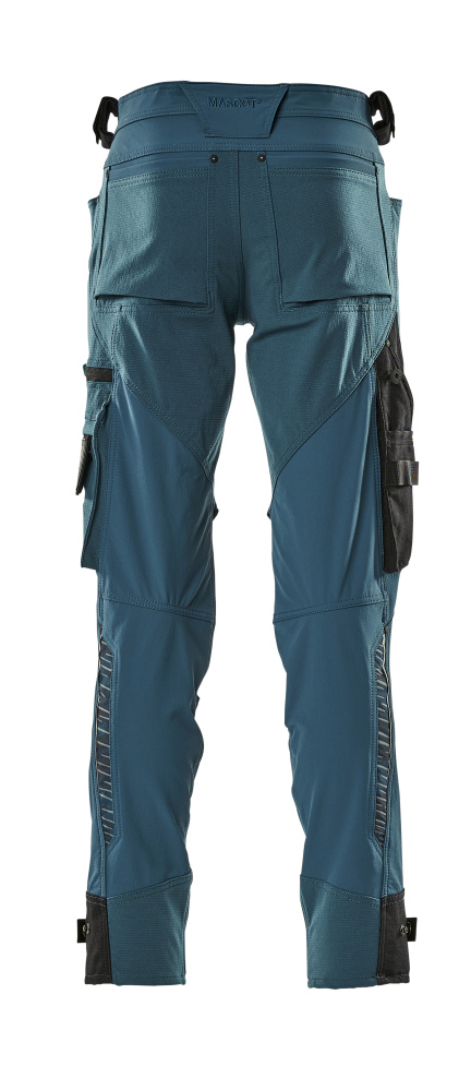 MASCOT ADVANCED Hose mit Knietaschen dunkelpetroleum 46 lang