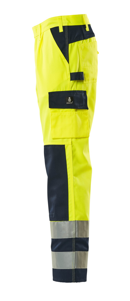 MASCOT Olinda SAFE COMPETE Hose mit Knietaschen hi-vis gelb/marine 48 lang