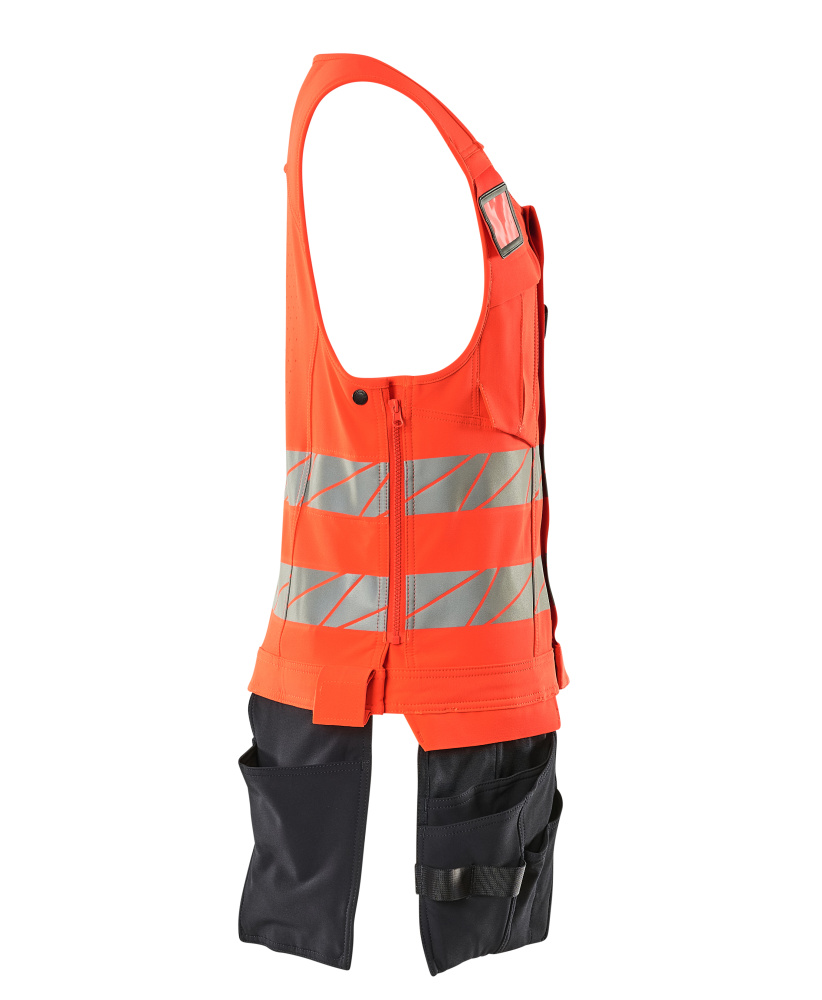 MASCOT ACCELERATE SAFE Werkzeugweste hi-vis rot/schwarzblau L