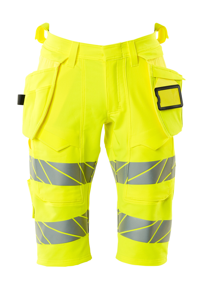 MASCOT ACCELERATE SAFE Shorts, lang mit Hängetaschen hi-vis gelb 47