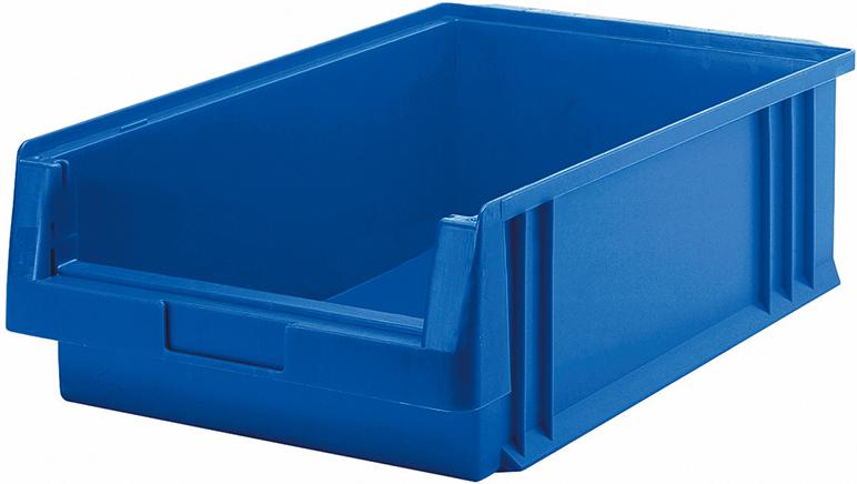Sichtlagerkasten PLK 1c B315xT500xH150 mm blau