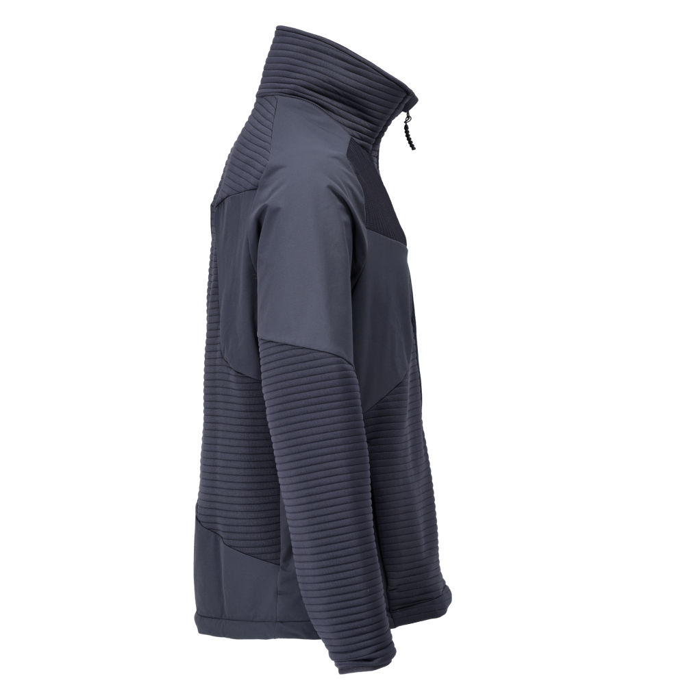 MASCOT CUSTOMIZED Fleecepullover mit kurzem Reißverschluss und Futter schwarzblau 4XL