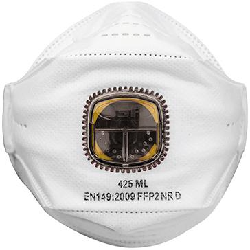 JSP Atemschutzmaske 425ML, FFP2, mit Ventil 10er Box