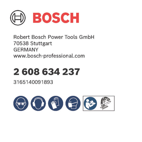 Bosch PRO Metal curve T118EOF Stichsägeblatt, 83 mm, 5-tlg.