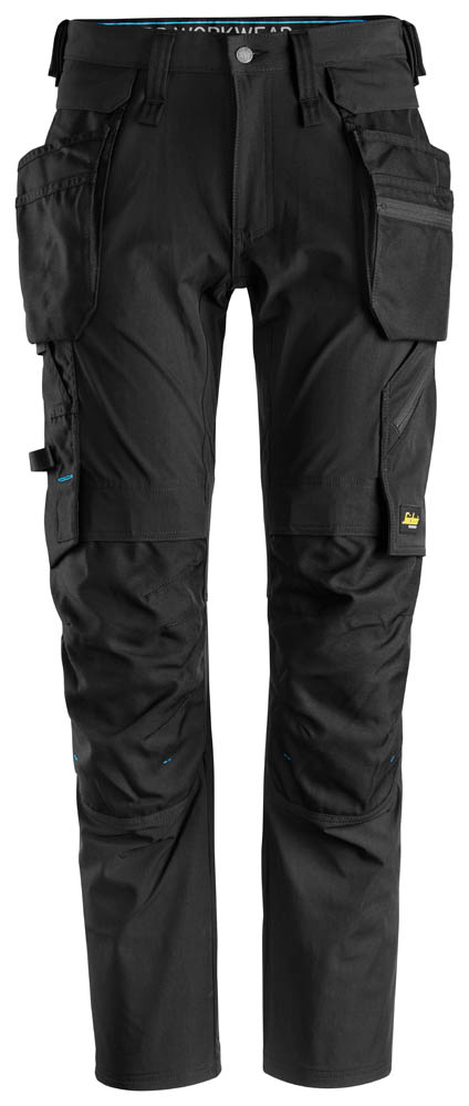 Snickers 6208 LiteWork Arbeitshose mit Holstertaschen schwarz