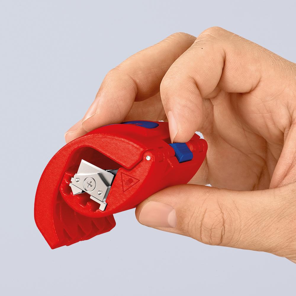Knipex Kunststoffrohr-Schneider für Rohre 20-50mm und Tropfhülsen