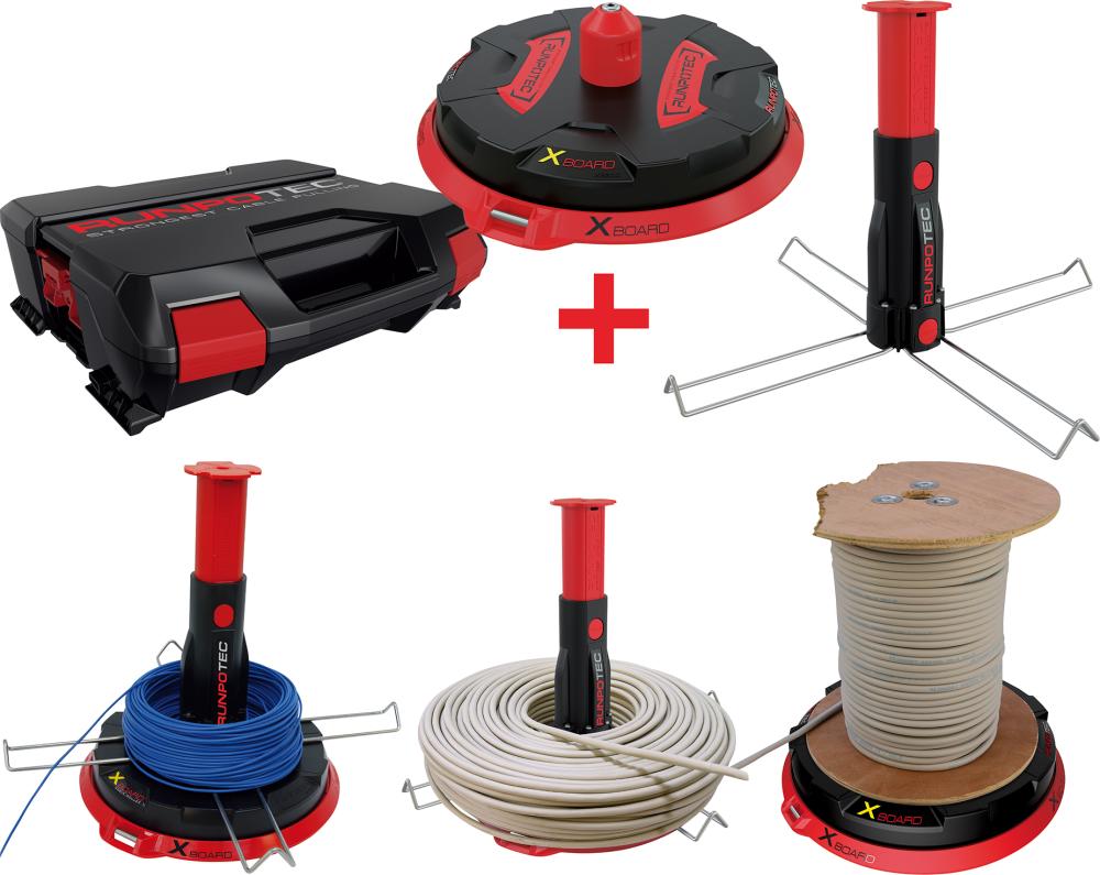 Runpotec Abroll- und Einzugsset XB 300 - Komplett-Set