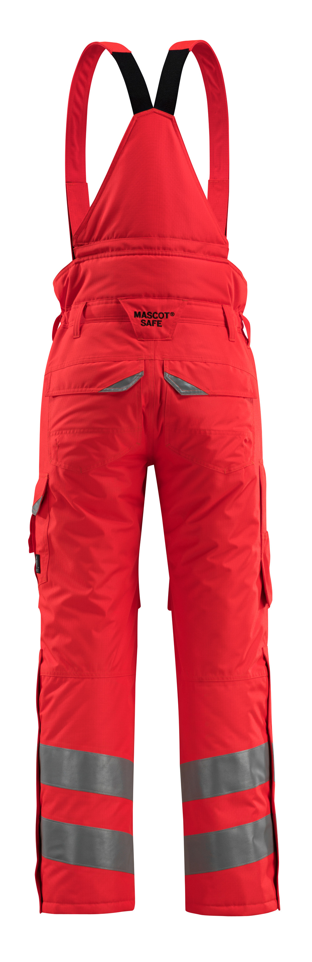 MASCOT Ashford SAFE SUPREME Winterhose hi-vis rot XL
