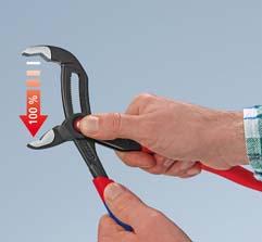 Knipex Wasserpumpenzange Cobra QuickSet 8722250 mit 2-Komponenten-Griffen 250mm