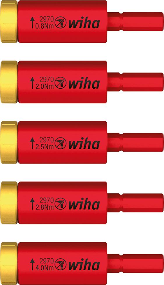 Wiha VDE-Drehmoment-Adapter-Satz easyTorque -5teilig